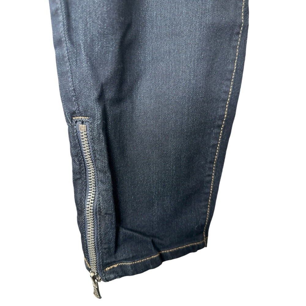 NEW Torrid Stiletto Jeggings 18 Dark Indigo Ankle Zip High Rise Skinny Jeans - Picture 6 of 10